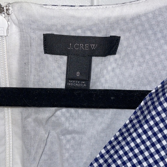 J. Crew Blue Ruffle Mini Dress - Picture 5 of 6